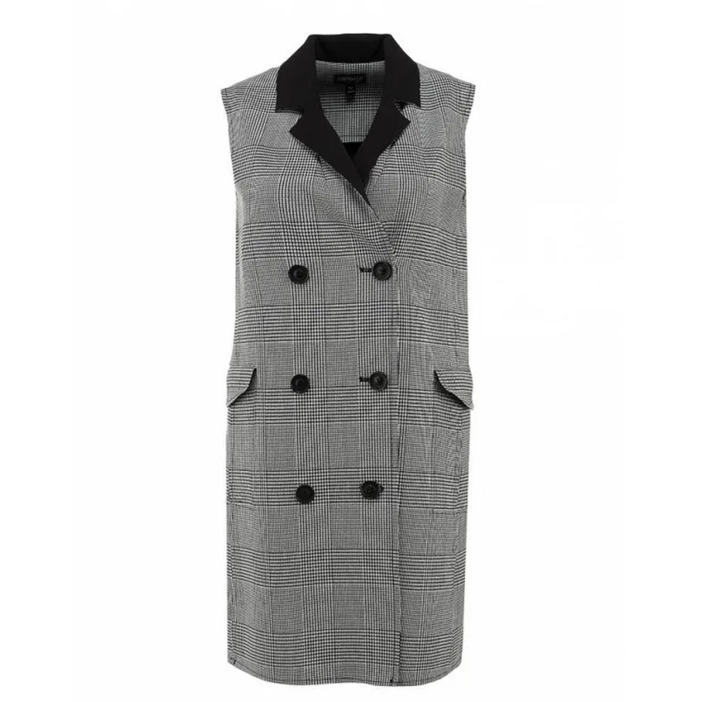 ⭐️ Topshop Houndstooth Vest Dress